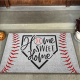 Home Sweet Home - Baseball Coir Pattern Print Doormat