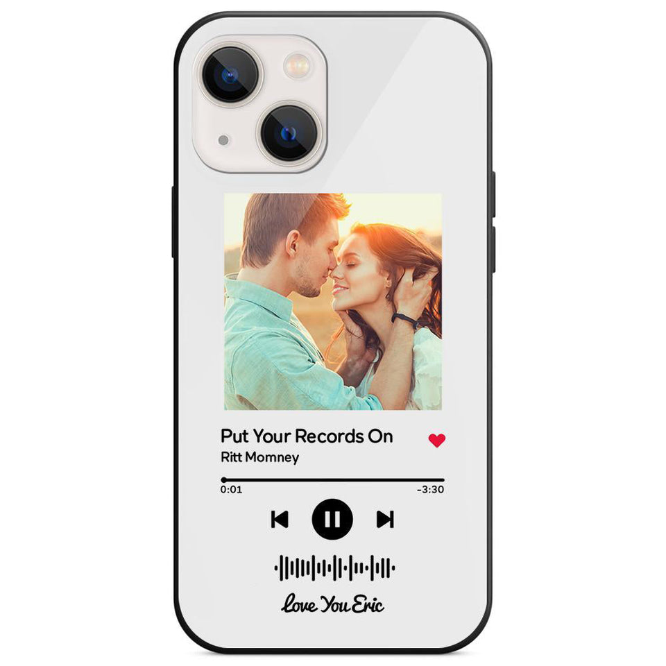 Music Code Song Photo Custom - Personalized Music Code Phone Case