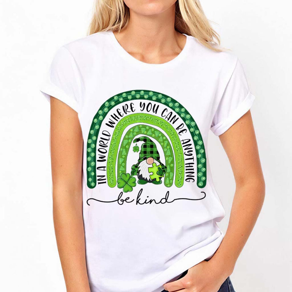 Soyez gentils - T-shirt et sweat à capuche pour la sensibilisation à l'autisme à l'occasion de la Saint-Patrick