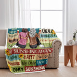 Mom You Are My Sunshine - Gift for mom, grandma - Personalized Blanket