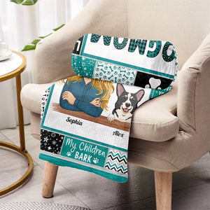 Fur Mom - Personalized Mother's Day Dog Blanket
