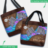 Racing Girl Personalized Tote Bag