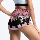 Black Pink Country Girl - Hunting Cross Tank Top and Women Shorts