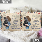 I Promise To Be By Your Side - Personalized Couple Throw Pillow