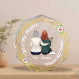Mother And Daughter - Personalized Mother's day Mother Custom Shaped Acrylic Plaque