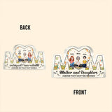 Mother and Children - Personalized Mother's Day Mother Custom Shaped Acrylic Plaque