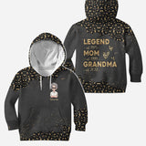 Legend Mom Grandma - Personalized Mother's Day Mother Hoodie and Leggings