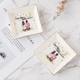 To The Moon - Personalized Mother's Day Mother Jewelry Dish