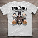This Is The Way Dadalorian Mamalorian - Personalized Father T-shirt and Hoodie
