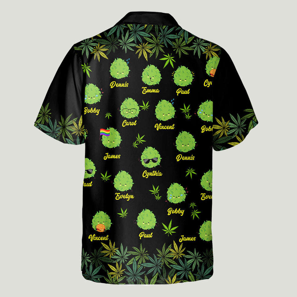Dopest Dad Ever - Personalized Weed Hawaiian Shirt