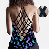 Never Walk Alone - Dog Cross Tank Top