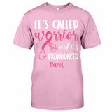 T-shirt et sweat à capuche personnalisés « Guerrière » pour la sensibilisation au cancer du sein