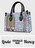 Teacher Life - Personalized Teacher Leather Handbag
