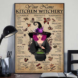 I Believe In God And Goddess - Witch Personalized Poster