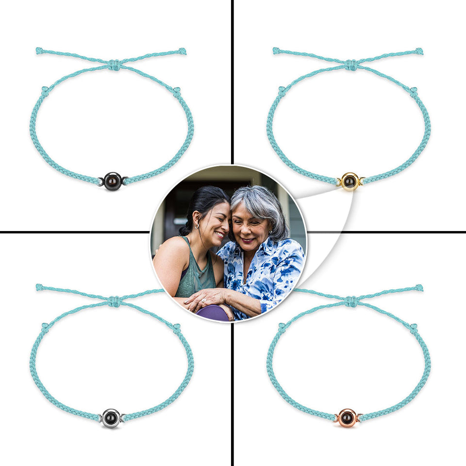 Capture Memories - Gift for Step Mom - Personalized Projection Bracelet