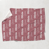 Custom Name Pattern - Personalized Aunt Blanket