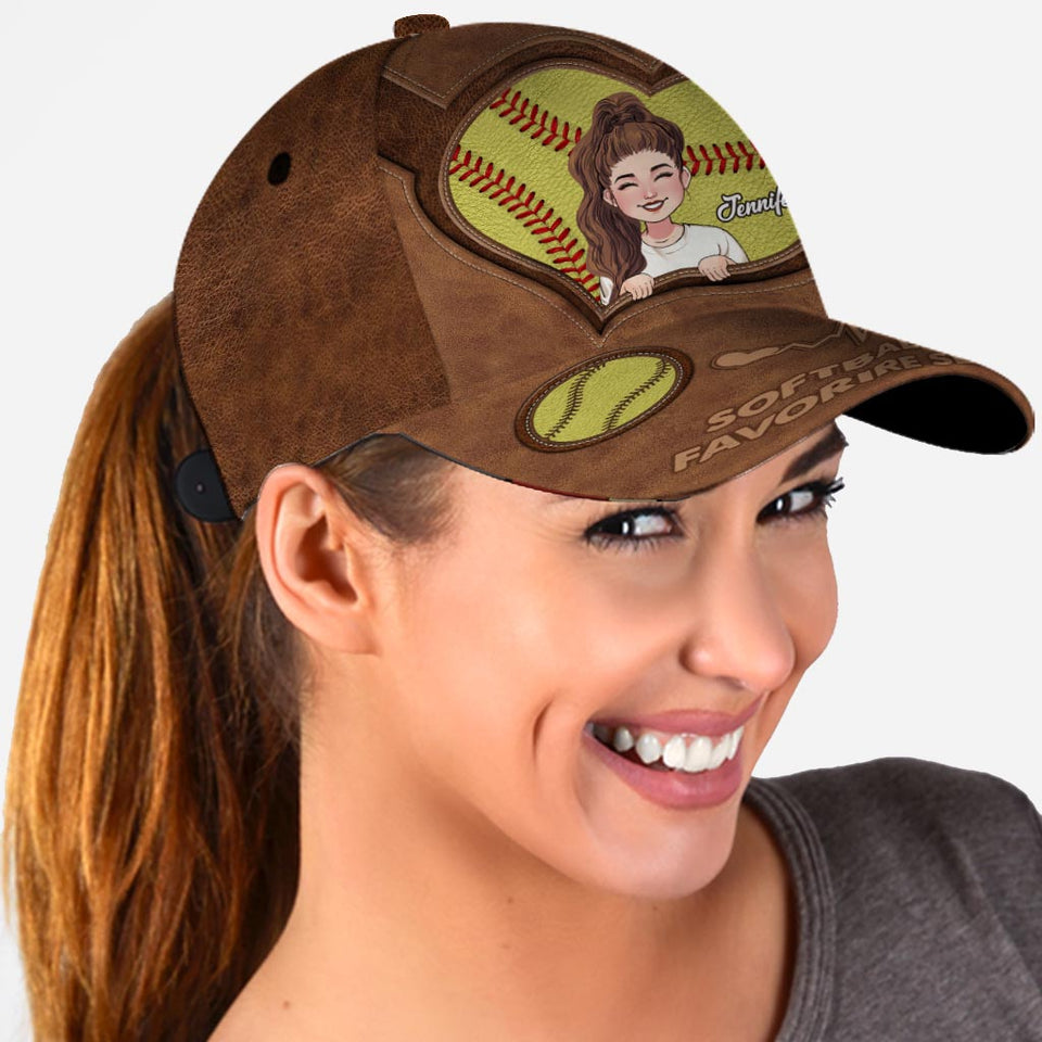 Softball Is My Favorite Season - Personalized Softball Classic Cap