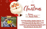 Merry Xmas 2025 Personalized Digital Gift Card