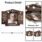 Not A Day Goes By That You Are Not Missed - Personalized Memorial Ornament