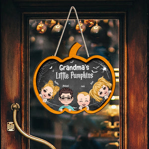 Grandma’s Little Pumpkins - Personalized Grandma Wood Sign