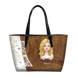 Adventure Awaits - Personalized Travelling Leather Bag