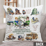 Camping Life - Personalized Camping Throw Pillow