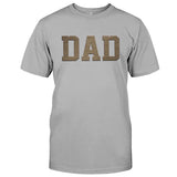 Custom Name - Personalized Father Embroidered T-shirt