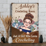 My Knitting Room - Personalized Knitting Canvas And Poster