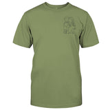 Custom Line Art - Personalized Step Mom Embroidered T-shirt