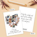 Any Message Heart Photo Upload - Personalized Greeting Card