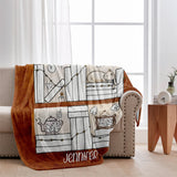 Four Seasons Reading Tracker - Personalized Book Blanket