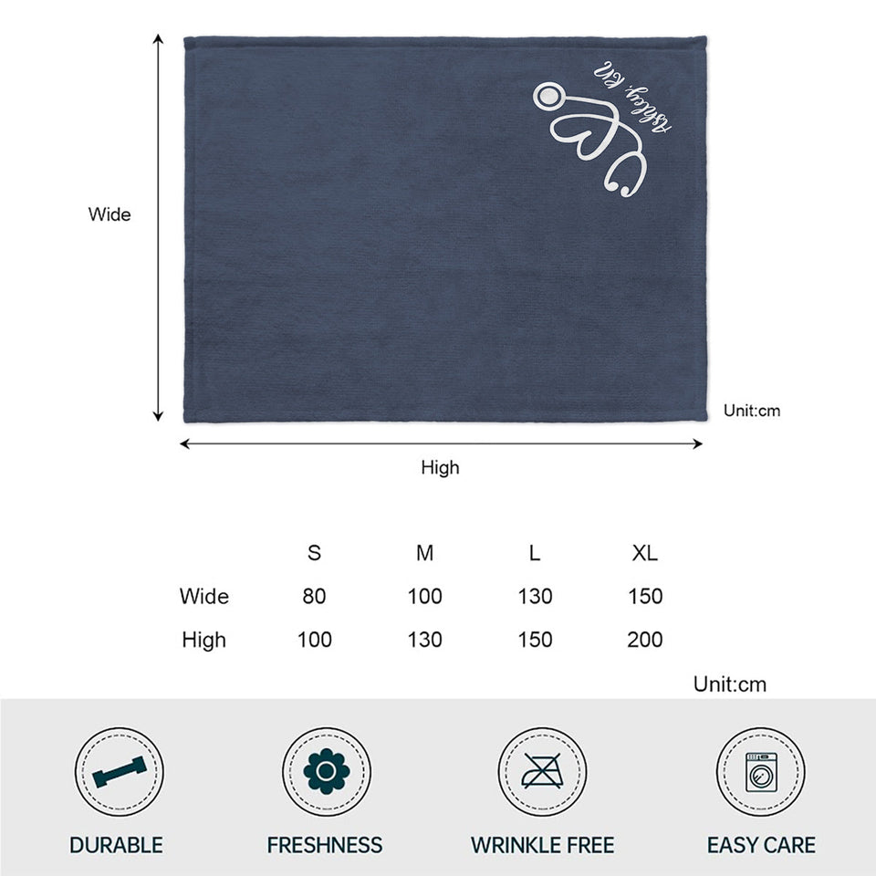 Nurse Life - Personalized Nurse Blanket