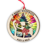 All I Want For Christmas Is You - Gift for dog lovers - Personalized 2 Layered Piece Ornament