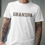 Custom Name - Personalized Grandpa Embroidered T-shirt