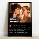 Our Romance Movie - Personalized Couple Canvas And Poster