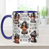 Just A Girl Who Loves Highland Cows - Personalized Accent Mug