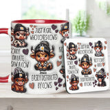Just A Girl Who Loves Highland Cows - Personalized Accent Mug