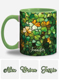 Proud Irish - Personalized Saint Patrick's Day Accent Mug