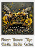 Bee Garden - Personalized Gardening Cut Metal Sign