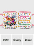 We'll Be Friends 'Til We're Old And Senile - Personalized Bestie Accent Mug