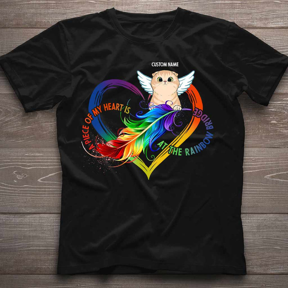 A Piece Of My Heart - Personalized Cat T-shirt and Hoodie
