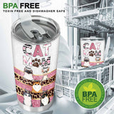 Cat Mom - Personalized Tumbler