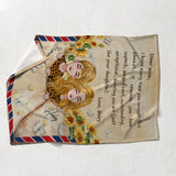 Dear Mom Letter Blanket - Personalized Mother Blanket