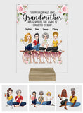 Grandmother And Grandkids - Personalized Mother's Day Grandma Transparent Acrylic Plaque