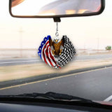 American Racing Car Ornament (Printed On Both Sides)
