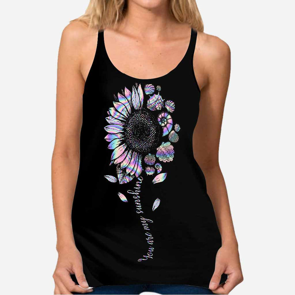 You are my sunshine - Sea Lover Cross Tank Top