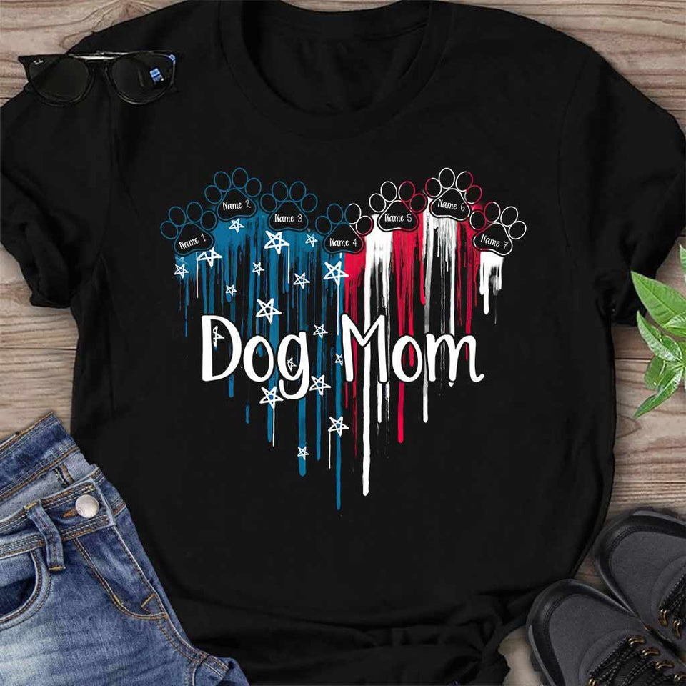 Dog Mom Personalized T-shirt and Hoodie
