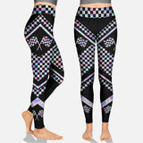 When It Gets Hot - Racing Cross Tank Top and Leggings