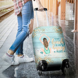 Just A Girl Who Loves Beaches - Personalized Sea Lover Luggage Cover