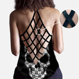 Summer Nights & Dirt Track Lights - Personalized Independence Day Racing Cross Tank Top and Leggings